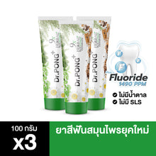 Load image into Gallery viewer, Dr.PONG 9x Herbal Plus Fluoride Toothpaste Reduces Gingivitis, Bad breat