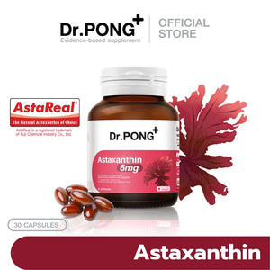 Dr.Pong Astaxanthin 6mg AstaREAL Japan Anti-Aging Supplement Arrival 1X Natural