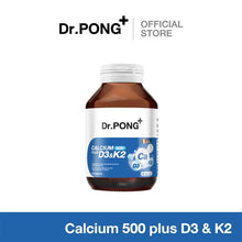 Load image into Gallery viewer, Dr.PONG CALCIUM 500 PLUS D3 &amp; K2 Calcium + D3 K2
