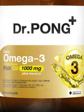 Load image into Gallery viewer, Dr.PONG Daily Omega 3 odourless fish oil 1000 mg plus vitamin E