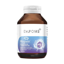 Load image into Gallery viewer, Dr. PONG Magnesium: 3 Formulas of Magnesium for Brain Health, Improved Sleep, and Muscle Relaxation. Best-selling supplement.