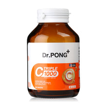 Load image into Gallery viewer, Dr.PONG Triple C 1000 Vitamin C 1000mg. Contains 3 types of Vitamin C for better absorption