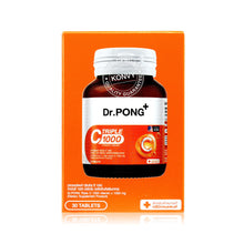 Load image into Gallery viewer, Dr.PONG Triple C 1000 Vitamin C 1000mg. Contains 3 types of Vitamin C for better absorption