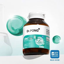 Load image into Gallery viewer, Dr.PONG Zinc Bisglycinate 15mg: Highly absorbable, helps boost immunity