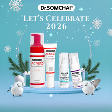 Load image into Gallery viewer, Dr.Somchai Acne Travel Set: 5-piece starter set for acne management and facial care (4 steps).