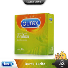Load image into Gallery viewer, Durex Excita condoms, rough surface, striped, size 53 mm., 3 pieces
