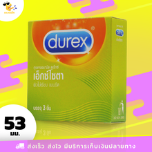 Load image into Gallery viewer, Durex Excita condoms, rough surface, striped, size 53 mm., 3 pieces