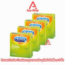 Load image into Gallery viewer, Durex Excita condoms, rough surface, striped, size 53 mm., 3 pieces