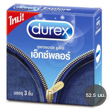 Load image into Gallery viewer, Durex Explore condoms are smooth, easy to wear, and fit snugly. Size: 52 mm.