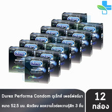Load image into Gallery viewer, Durex Performa condoms with delay ejaculation, size 52.5 1 Box 40 Pcs