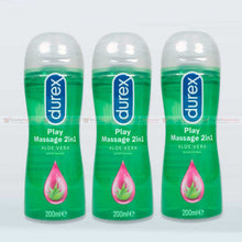 Load image into Gallery viewer, Durex Play Massage 2in1 Lubricating Gel Durex Massage 2in1 200ml. [1 bottle, green] JJ 5102 Aloe Vera Soothing