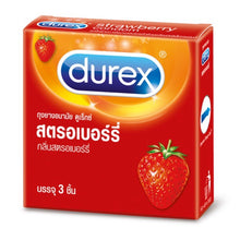 Load image into Gallery viewer, Durex Strawberry Condoms Durex Strawberry scent, size 52.5 mm.
