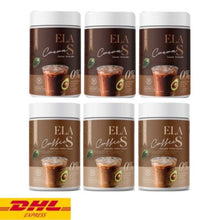 Load image into Gallery viewer, ELA S Coffee x3 +Cocoa x3 Avocado Instant Powder Mix Drink No Sugar No Trans SET