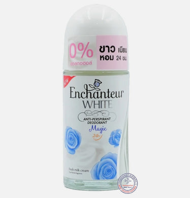 Enchanteur White Antiperspirant Deodorant Magic Roll-On 50ml x 5