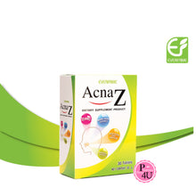 Load image into Gallery viewer, Everfame Acna Z 30 tablets. Dietary supplement to help solve AcnaZ problem