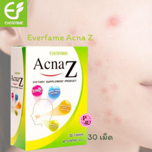 Load image into Gallery viewer, Everfame Acna Z 30 tablets. Dietary supplement to help solve AcnaZ problem
