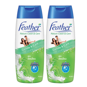 Feather Nature Gentle & Care Shampoo (Rice Milk Extract) 480 ml x 2