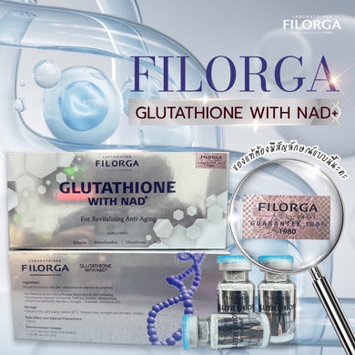 FILORGA GLUTA WITH NAD + ( L-GLUTHATIONE 35,000,000 MG) genuine
