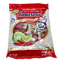 Load image into Gallery viewer, Fish Sauce Mixed Chili Seasoning Salty Spicy Thai Food Oyster Brand 50 Sachet
