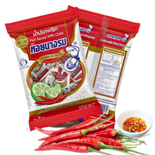 Load image into Gallery viewer, Fish Sauce Mixed Chili Seasoning Salty Spicy Thai Food Oyster Brand 50 Sachet