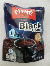Load image into Gallery viewer, Fitne Black Coffee Diet Instant Mix Coenzyme Q10 Diet Weight Manage 0%Sugar 10X
