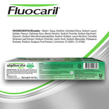 Load image into Gallery viewer, Fluocaril Green Tea &amp; Guava Leaf Toothpaste Breath Expert 160 g x 6