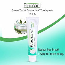 Load image into Gallery viewer, Fluocaril Green Tea &amp; Guava Leaf Toothpaste Breath Expert 160 g x 6