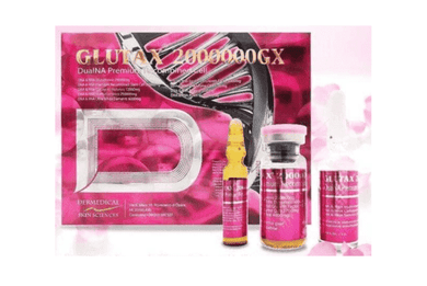 6X GLUTAX 2000000GX DUALNA PREMIUM RECOMBINED CELL WHITENING GLUTATHIONE SKIN