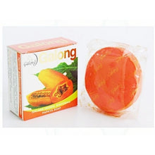 Load image into Gallery viewer, Galong Herbal Whitening Papaya Extract Bar Soap 150g x 6