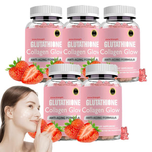 Glutathione Collagen Vitamin Gummies for Anti-Aging Whitening Skin with Remove melanin