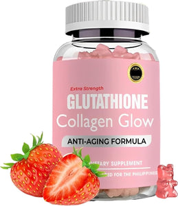 Glutathione Collagen Vitamin Gummies for Anti-Aging Whitening Skin with Remove melanin