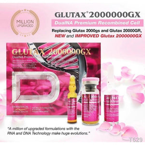 Glutax 2000000 GX + LAROSCORBINE DIAMOND E-UF (ITALY) + Collagen fort plattinum 1 Set