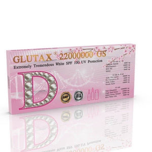 Set L Glutax Sakura 22000000 GS+Laroscorbine Palladium E-UF+Collagen fort plattinum+Placenta extact complex 1 Set