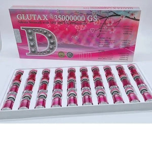 8X GLUTAX 35000000GS SAKURA STEMCELL WITH SPF 100 UV PROTECTION GLUTATHIONE SKIN WHITENING