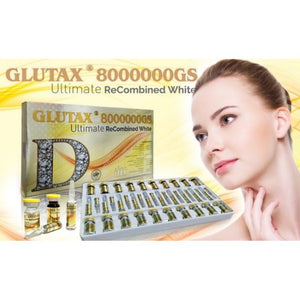 Set White Skin Glutax 8000000 GS+Laroscorbine Diamond E-UF+ Collagen fort plattinum + Placenta Enhanced Complex 1 Set