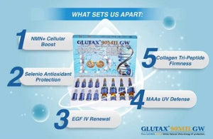 Glutax 90Milgw Skin Whitening Skin Glutathoine Injection Packaging Type Box