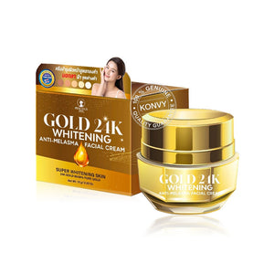 Gold 24K Whitening Facial Cream Anti Acne Freckle Anti Melasma Precious Skin