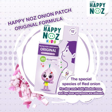 Load image into Gallery viewer, Organic Onion Sticker Happy Noz Purple Original Freshener Runny Nose Relieve