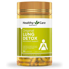 Load image into Gallery viewer, HEALTHY CARE LUNG DETOX 180 tablets: Nourishes and restores lung health