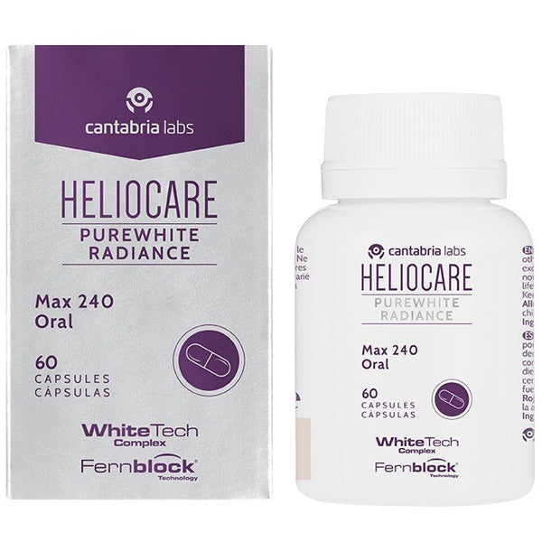 10X HELIOCARE PureWhite Radiance MAX240 Anti Melasma White Skin 60 Caps