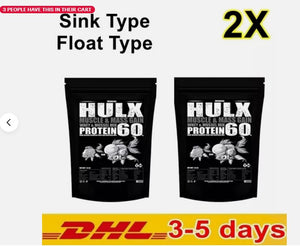 2X HULX High Quality Goldfish Food High Protein 60% Sinking Pellets Whey Mixed