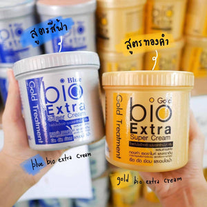 Hair Treatment Bio Gold Extra Super Cream Reduce Split End Soft Smooth Keratin