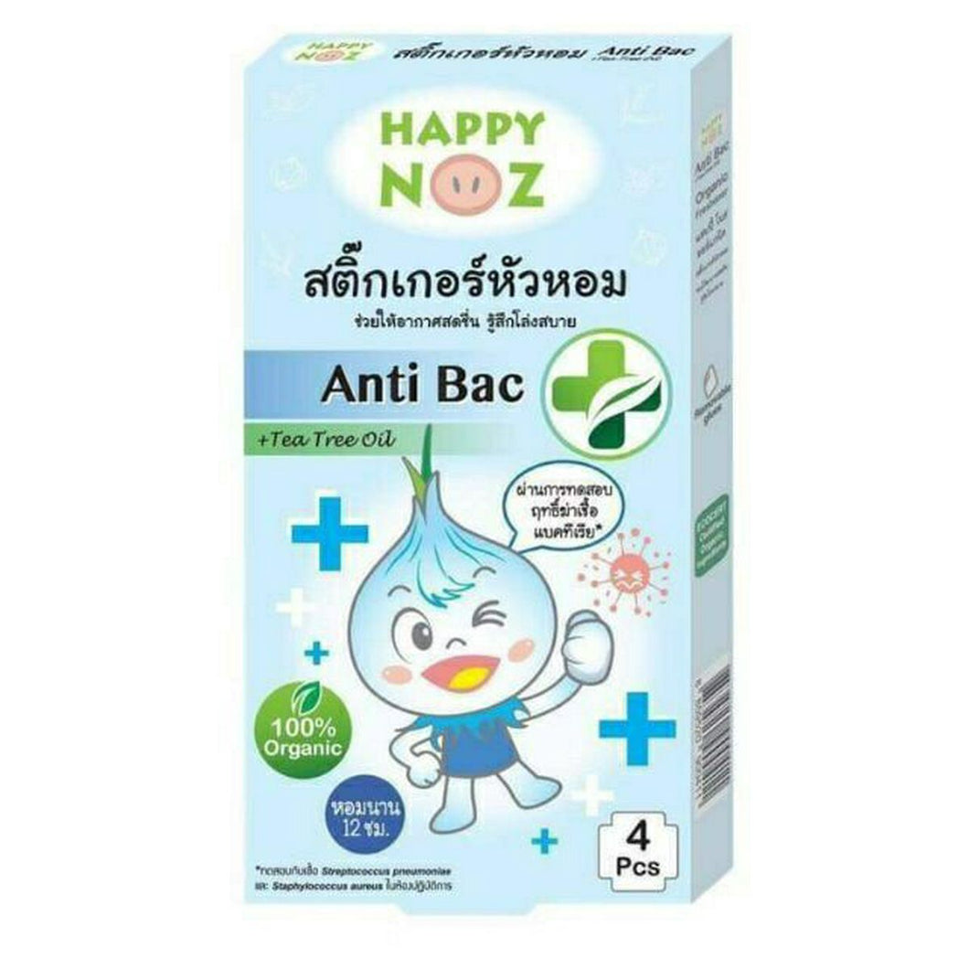 Happy Noz Organic Onion Sticker Anti Bacteria Formula Prevent Green Runny Nose