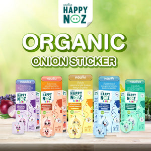 Happy Noz Sticker Virus Protection Organic Onion Oil Mint Relief Stuffy Nose