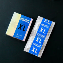 Load image into Gallery viewer, Hayashi XL Condom Size 54mm. Hayashi XL condoms, size 54mm.