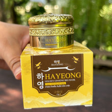 Load image into Gallery viewer, Hayeong Gold Ginseng Mask helps moisturize the skin, reduce redness, dark spots