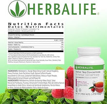 Load image into Gallery viewer, Herbalife Tea Peach and Raspberry 102g Weight Loss Meal Replacement