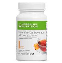 Load image into Gallery viewer, Herbalife Tea Peach and Raspberry 102g Weight Loss Meal Replacement