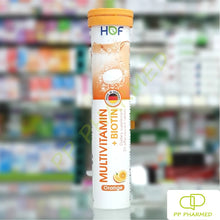 Load image into Gallery viewer, Hof Effer Multivitamin and Mineral Effervescent Tablets, Dietary Supplement Product, Tube of 20 tablets.