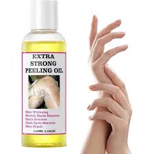 Peeling Oil For Dark Skin Super Strength Yellow Peeling Oil Strong Peeling Oil For Skin Brightening Moisturizing Removes K6V1